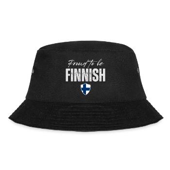Finnish pride, I love Finland - Bucket Hat - black - Front - Lela (165cm)