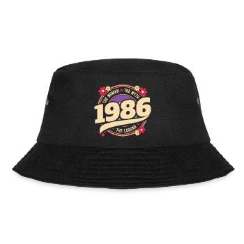 1986 Légende 40 Ans Anniversaire Femme - Bob - noir - Devant - Lela (165cm)