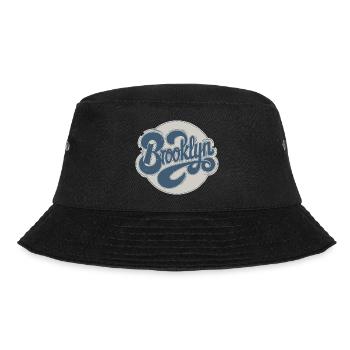Vintage Brooklyn Typography - Bucket Hat - black - Front - Lela (165cm)