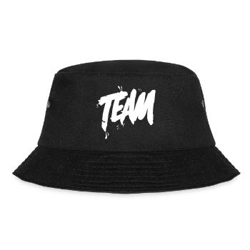 Team Schriftzug - Bucket Hat - Schwarz - Vorne - Lela (165cm)