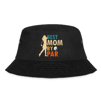 I Work to Support My Golf Addiction Funny Humor - Bucket Hat - Schwarz - Vorne - Lela (165cm)