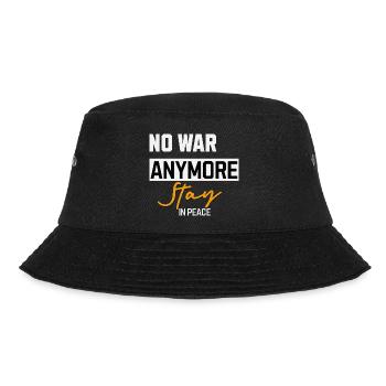 No to war Stay in peace - Bucket Hat - black - Front - Lela (165cm)