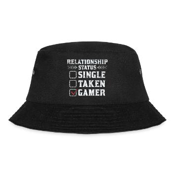 Gamer Relationship Status Shirt - Bucket Hat - black - Front - Lela (165cm)