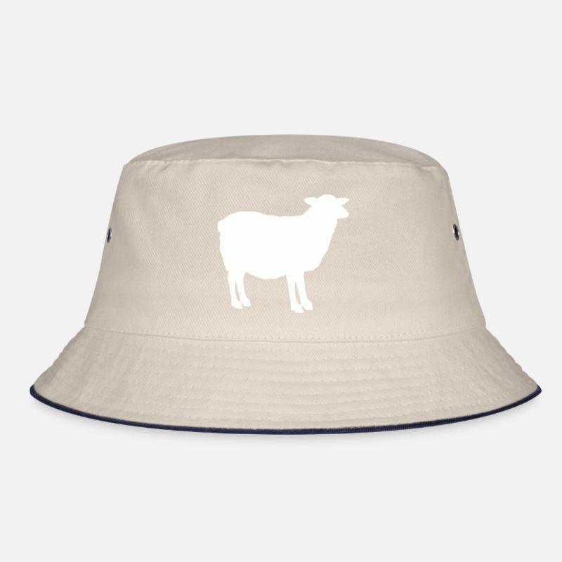 Schaf Silhouette Bucket Hat
