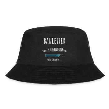 Civil Engineering Student Training Construction Manager - Bucket Hat - black - Front - Lela (165cm)