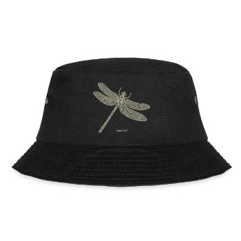 Libelle Odonata - Bucket Hat - Schwarz - Vorne - Lela (165cm)