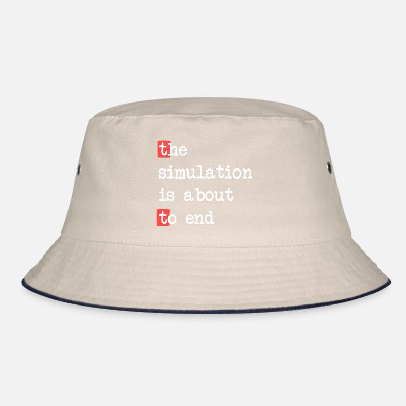 The End of Simulation – Matrix Meets Reality Bucket Hat