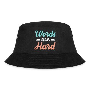 Speech therapist Speech therapist - Bucket Hat - black - Front - Lela (165cm)