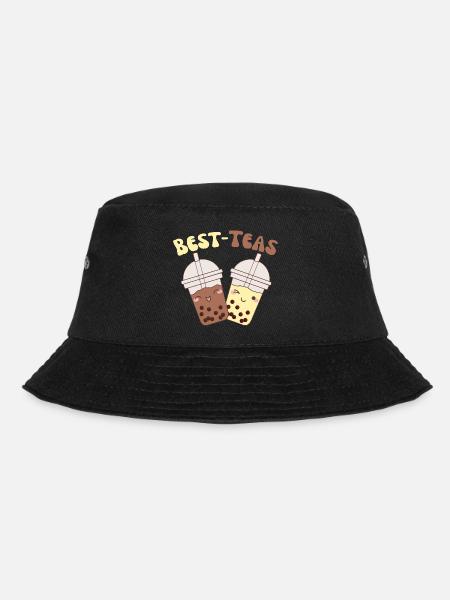 Best-Teas cute kawaii bubble tea boba tea - Bucket Hat - Schwarz