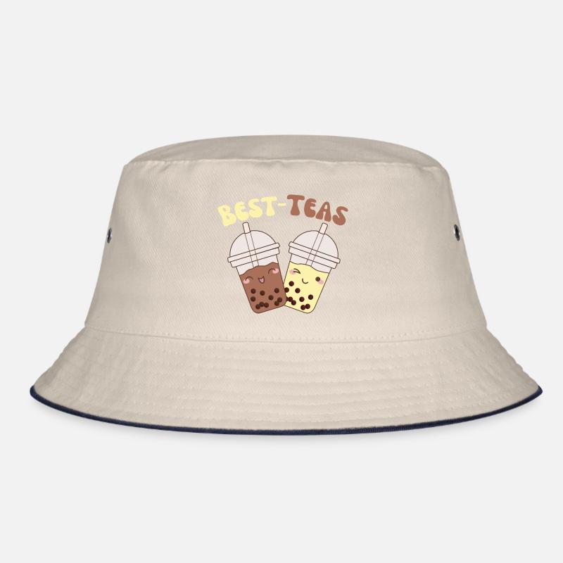 Best-Teas cute kawaii bubble tea boba tea Bucket Hat
