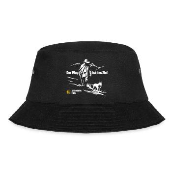 Buen Camino 2026 | The Camino de Santiago The journey is the goal - Bucket Hat - black - Front - Lela (165cm)