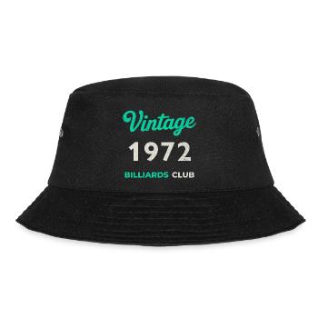 Vintage 1972 – Billiards Club Année de naissance rétro - Bob - noir - Devant - Lela (165cm)