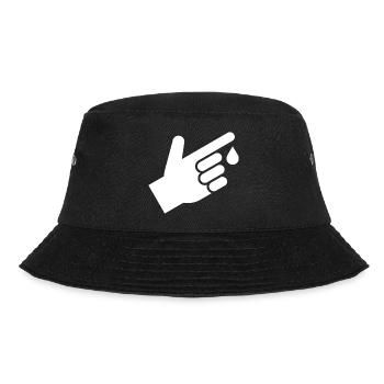 Blood test, blood drops - Bucket Hat - black - Front - Lela (165cm)
