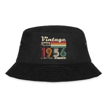 Original 1956 Vintage Vintage Anniversaire Rétro - Bob - noir - Devant - Lela (165cm)