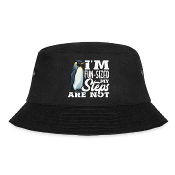 Warte Auf Mich, Ich Habe Kleine Beine - Bucket Hat - Schwarz - Vorne - Lela (165cm)