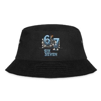 67 Six Seven Y3K Handball Gift - Bucket Hat - black - Front - Lela (165cm)