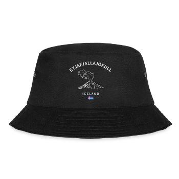 Eyjafjallajökull Volcano Iceland - Bucket Hat - black - Front - Lela (165cm)