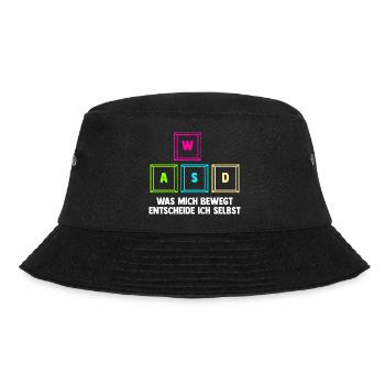 Gaming Computer Gamer Gaming Gamer - Bucket Hat - black - Front - Lela (165cm)