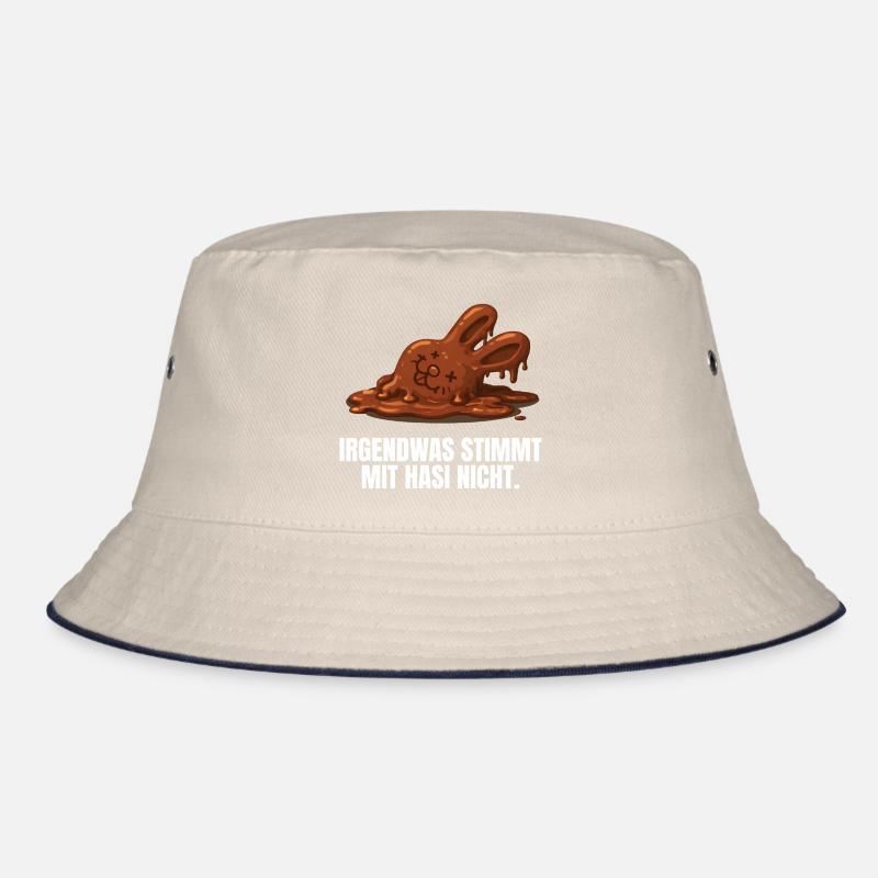 Bunny Easter Chocolate Bunny Funny Bucket Hat