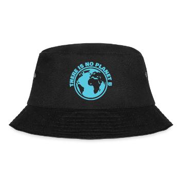 There Is No Planet B Earth Day Climate Tee Art - Bucket Hat - Schwarz - Vorne - Lela (165cm)