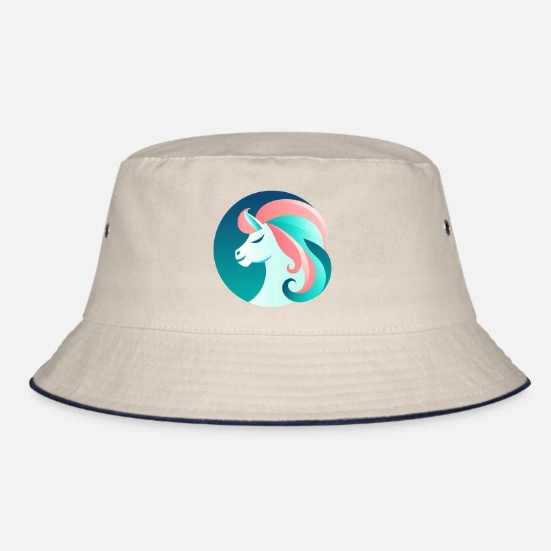 Neon Einhorn Traumbild Bucket Hat