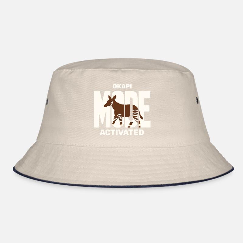 Okapi-liebhaber Okapi-tier Seltene Tierweltliebe Bucket Hat