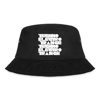 Techno Electro Trance music - Bucket Hat - black - Front - Lela (165cm)