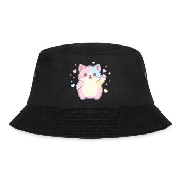 Joie du cœur en chaton pastel - Bob - noir - Devant - Lela (165cm)