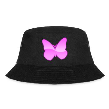 Schmetterling - Bucket Hat - Schwarz - Vorne - Lela (165cm)