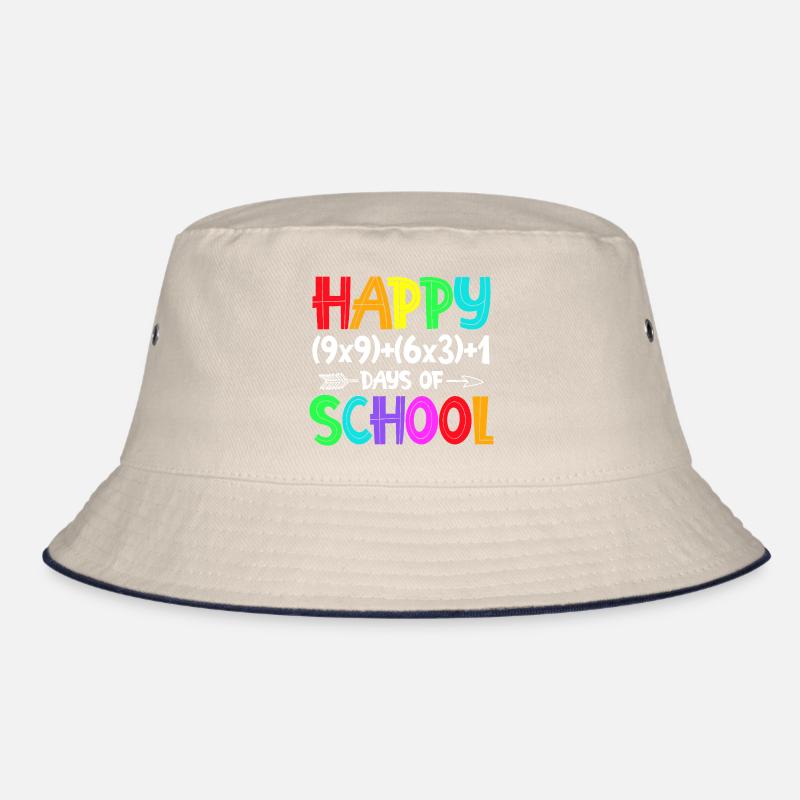 Rainbow Happy Back-to-School Bucket Hat