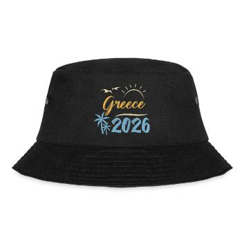 Greece 2026 - Bucket Hat - Schwarz - Vorne - Lela (165cm)