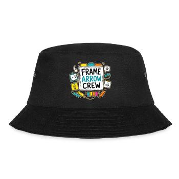 FRAME ARROW CREW - Bucket Hat - black - Front - Lela (165cm)