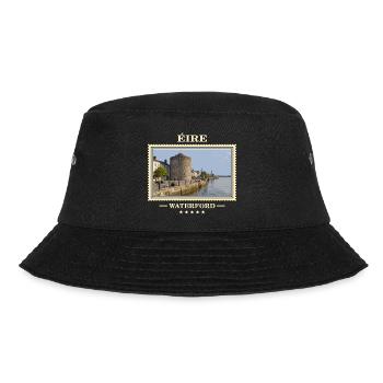 Irland Waterford Vintage Reisemarke - Bucket Hat - Schwarz - Vorne