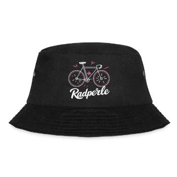 Radperle - Bucket Hat - Schwarz - Vorne