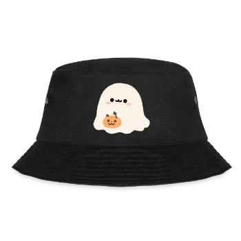 Süßer Geist mit Kürbis-Kumpel - Bucket Hat - Schwarz - Vorne
