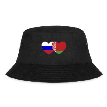 Russie Biélorussie Drapeau Cœur - Bob - noir - Devant - Lela (165cm)