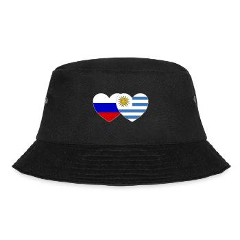 Russie Uruguay Flag Heart - Bob - noir - Devant - Lela (165cm)
