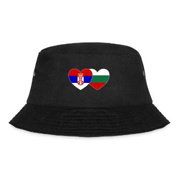 Serbie Bulgarie Drapeau Cœur - Bob - noir - Devant - Lela (165cm)