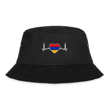 Arménie Arménie Drapeau Arménien Coeur Arménien - Bob - noir - Devant - Lela (165cm)