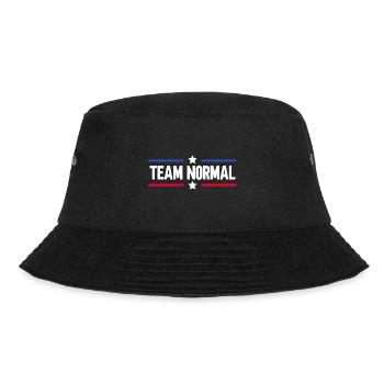 Team Normal - Bucket Hat - Schwarz - Vorne - Lela (165cm)