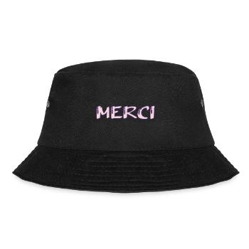 DANKE SCHÖN. DANKE. DANKE SCHÖN. GEBURTSTAG. GEBURT. - Bucket Hat - Schwarz - Vorne - Lela (165cm)