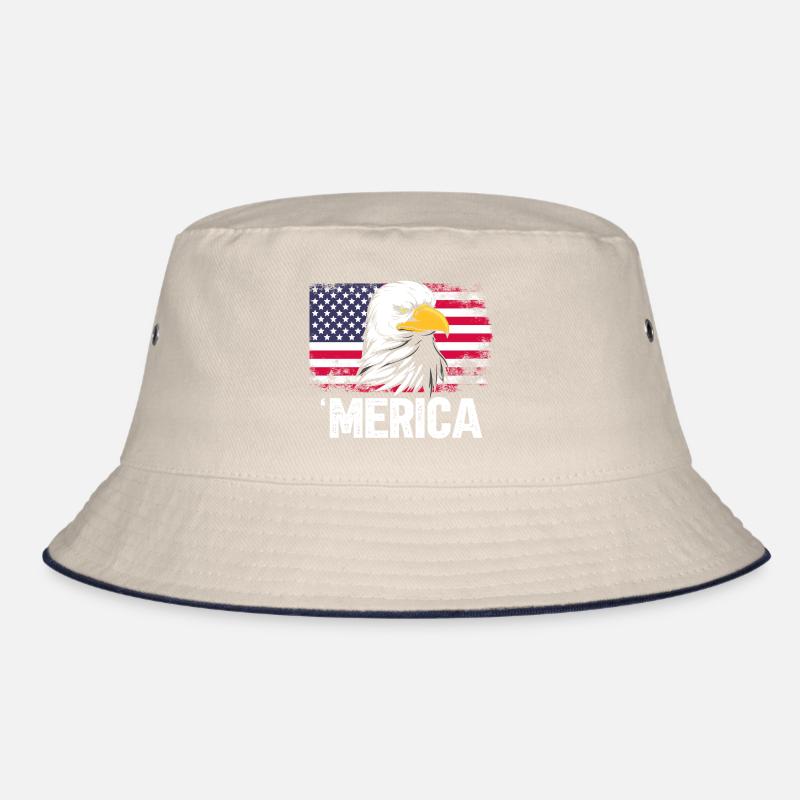 Merica 4. Juli USA Bucket Hat