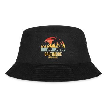 Baltimore - Bucket Hat - black - Front - Lela (165cm)