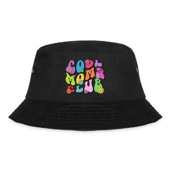 Cool Moms Club - Bucket Hat - black - Front - Lela (165cm)