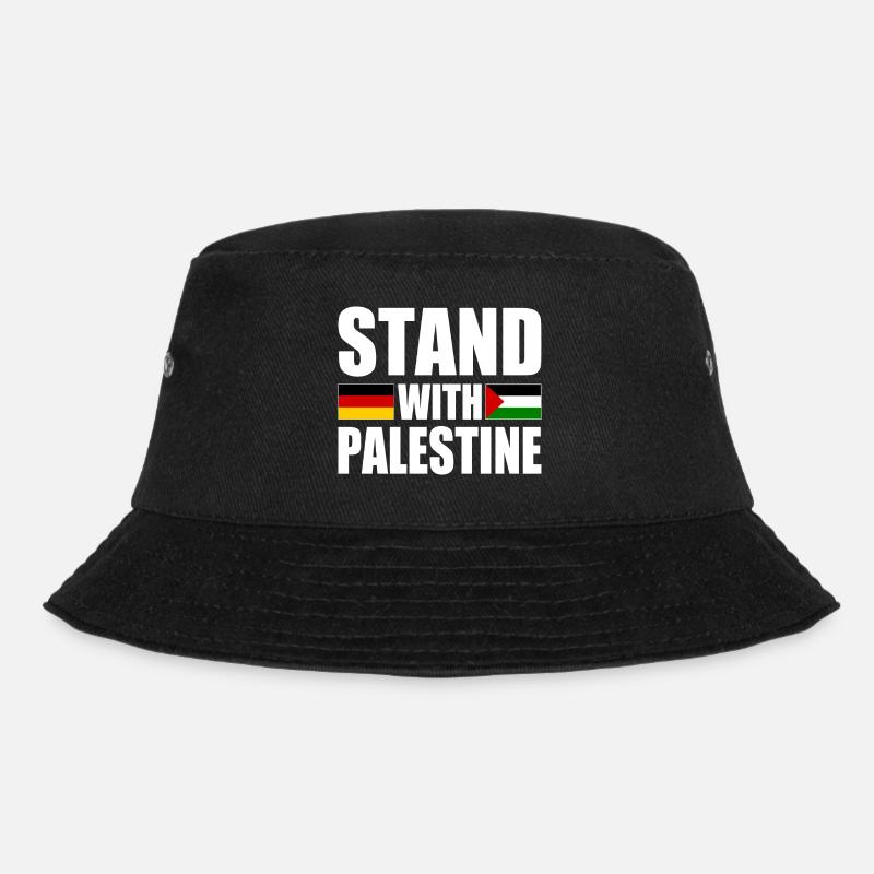 Stand with palestine - Bucket Hat - black