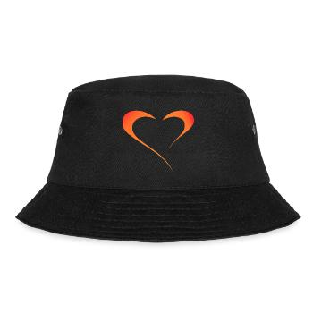 Farbenspiel der Liebe - Bucket Hat - Schwarz - Vorne - Lela (165cm)