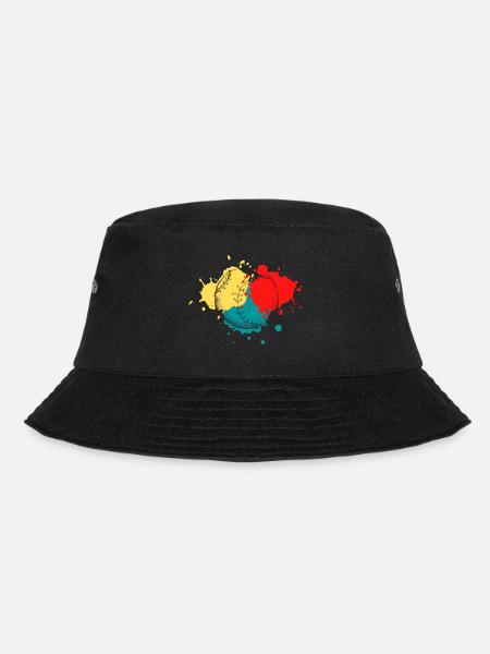 Baseball baseball players Baseball team baseball players Baseballer - Bucket Hat - black