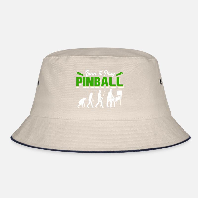 Evolution Born To Play Pinball / Flipper Flippern Bucket Hat