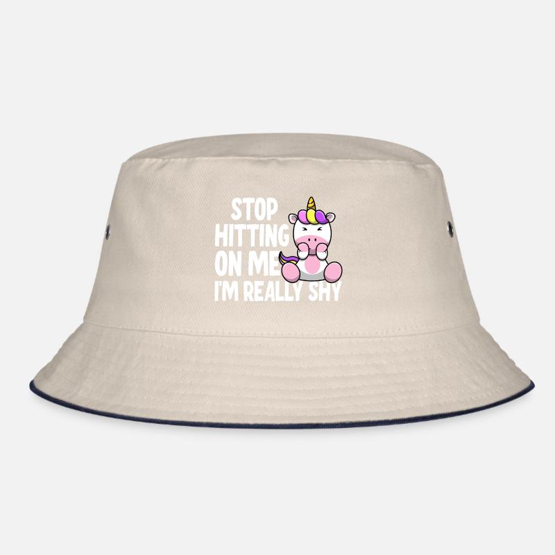 Stop dredging me, I'm shy Bucket Hat