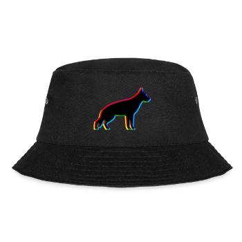 CMYK German Shepherd - Bucket Hat - black - Front - Lela (165cm)